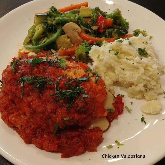 Chicken Valdostana.
