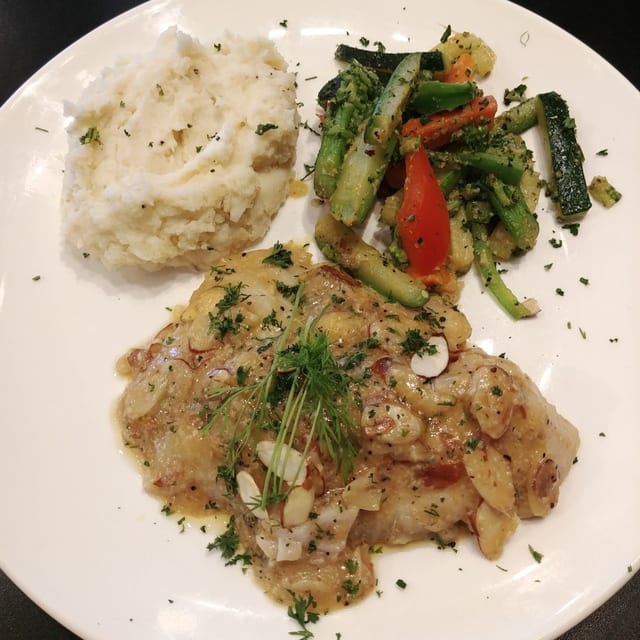 Tilapia Almondine.
