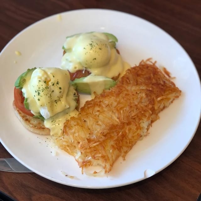 Smoked Salmon Benedict.