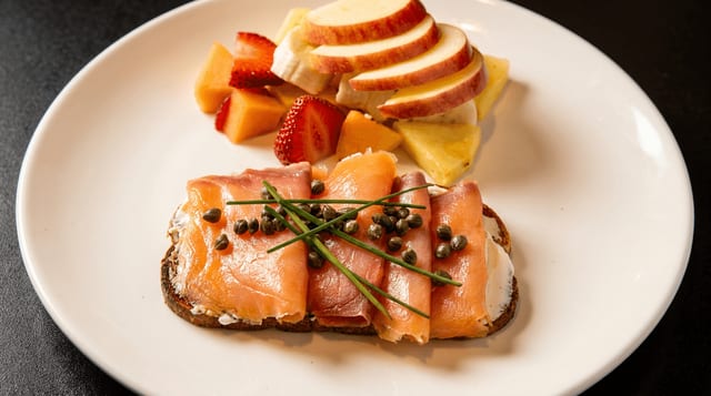 Salmon Tartine.